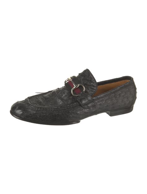 gucci horsebit ostrich|Gucci 1955 Horsebit Accent Ostrich Loafers .